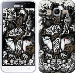 Чохол Тату Вікінг на Samsung Galaxy J2 (2016) J210