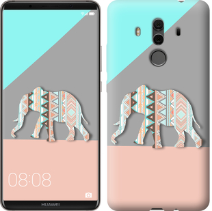 

Чехол Узорчатый слон для Huawei Mate 10 Pro 605392
