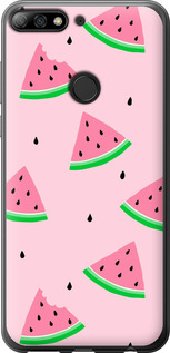 Чехол Розовый арбуз для Huawei Honor 7C Pro