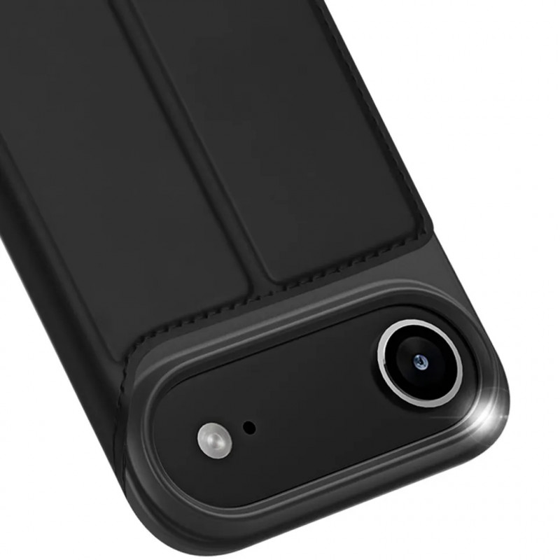Купить Чехол-книжка Dux Ducis с карманом для визиток для Apple iPhone 17 Air (6.5") (Черный) на vchehle.ua