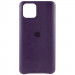 Шкіряний чохол AHIMSA PU Leather Case Logo (A) на iPhone 12 Pro Max (Эстетический деффект / Фіолетовий)