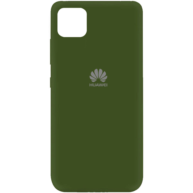 Чехол Silicone Cover My Color Full Protective (A) для Huawei Y5p (Зеленый / Forest green)