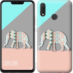 

Чехол Узорчатый слон для Huawei Nova 3 672394