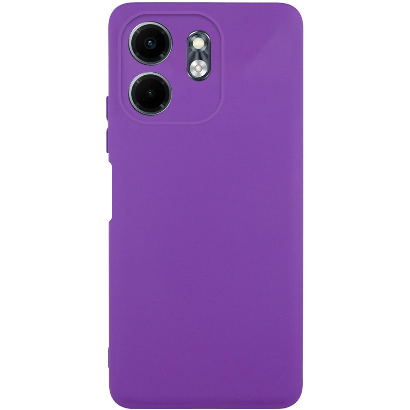 Чехол TPU GETMAN Liquid Silk Full Camera для Infinix Smart 9 4G / Hot 50i (Фиолетовый / Purple)