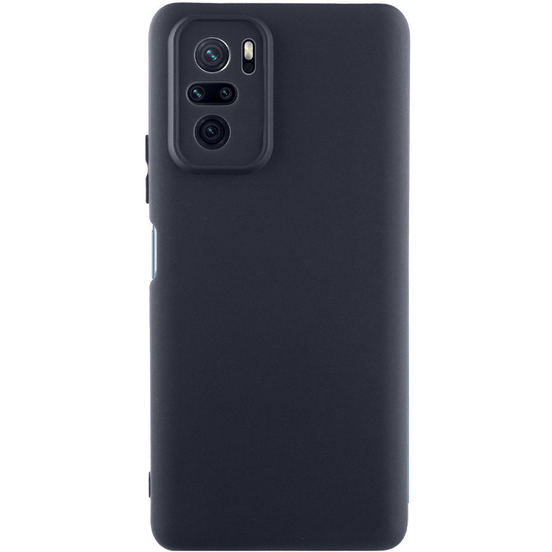 Чехол Silicone Cover Lakshmi Full Camera (AAA) для Xiaomi Redmi Note 10 / Note 10s / Poco M5s (Серый / Dark Gray)