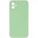 Silicone Case Square Full Camera Protective (AA) NOLOGO на Apple iPhone 11 (6.1") (М'ятний / Mint)