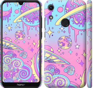 Чехол Розовая галактика для Huawei Y6s