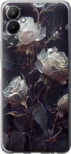 Чохол Троянди 2 на Tecno Pova 4 LG7n