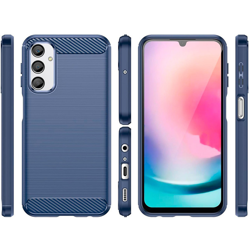 Фото TPU чехол Slim Series для Samsung Galaxy A24 4G (Синий) на vchehle.ua