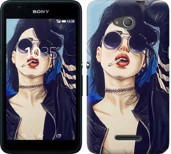 

Чохол Дівчина на стилі на Sony Xperia E4g 643832