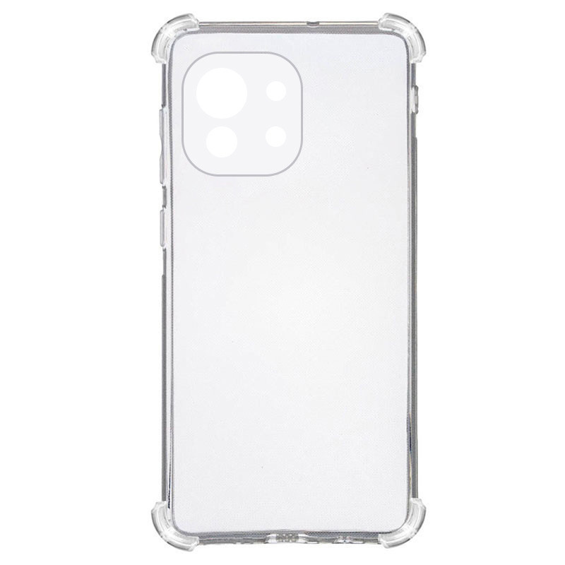 

TPU чохол GETMAN Ease logo посилені кути на Xiaomi Mi 11 (Прозорий / Transparent) 1105623