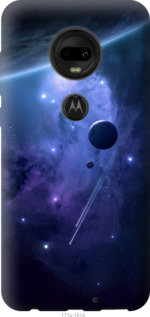 

Чехол Планеты в синем космосе для Motorola Moto G7 Plus 1022893