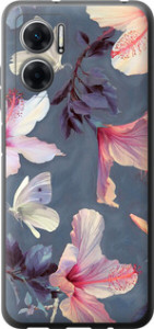 Чехол Нарисованные цветы для Xiaomi Redmi Note 11E