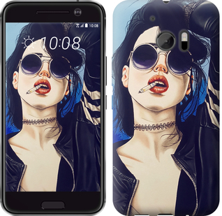 

Чохол Дівчина на стилі на HTC 10 643684