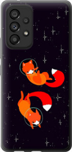 Чехол Лисички в космосе для Samsung Galaxy A53 A536E