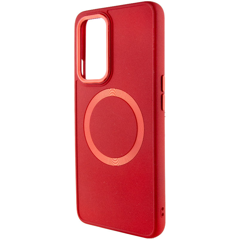 Фото TPU чохол Bonbon Metal Style with Magnetic safe на OnePlus 9 Pro (Червоний / Red) в маназині vchehle.ua