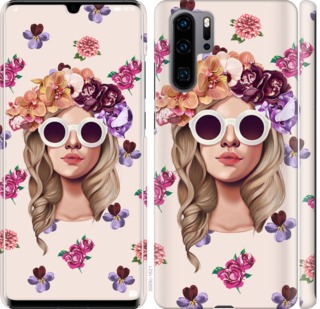 

Чохол Дівчина з квітами v2 на Huawei P30 Pro 703258