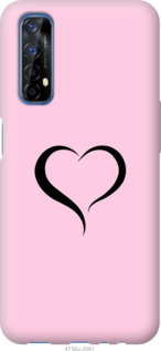 Чехол Сердце 1 для Realme 7