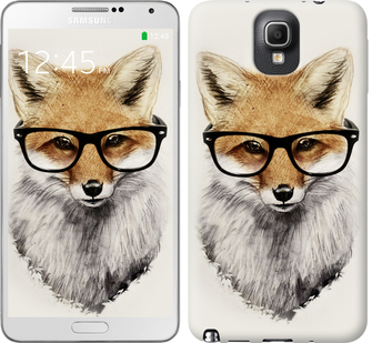 

Чехол Лис в очках для Samsung Galaxy Note 3 N9000 634258