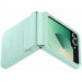 Купить Кожаный чехол Leather Case (AAA) для Samsung Galaxy Z Flip6 (Turquoise) на vchehle.ua