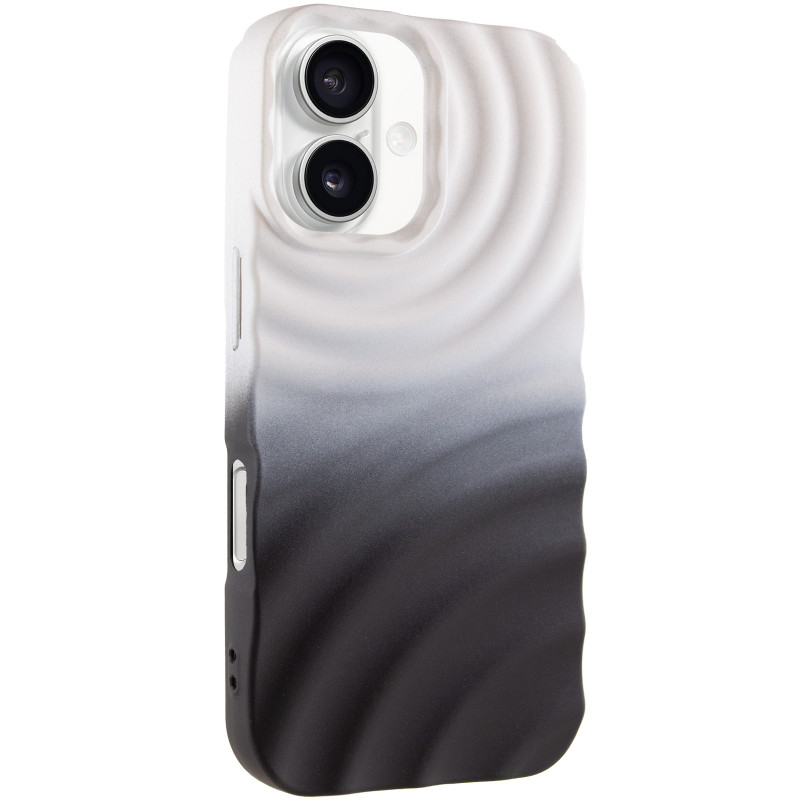 Чехол TPU ColorWave для Apple iPhone 16 (6.1") (White / Black)