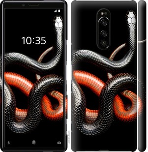 

Чехол Красно-черная змея на черном фоне для Sony Xperia 1 J9110 765250