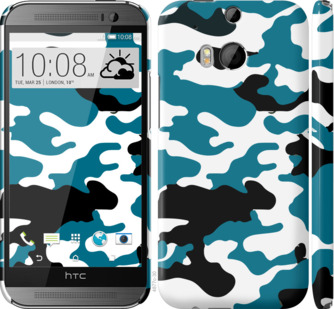 

Чохол Камуфляж прозорий фон на HTC One M8 912904