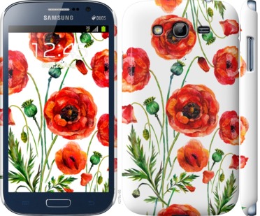 

Чехол Нарисованные маки для Samsung Galaxy Grand I9082 743820