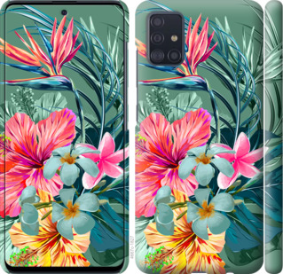 

Чехол Тропические цветы v1 для Samsung Galaxy A51 2020 A515F 876543