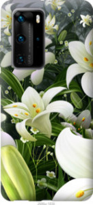 Чехол Белые лилии для Huawei P40 Pro Plus
