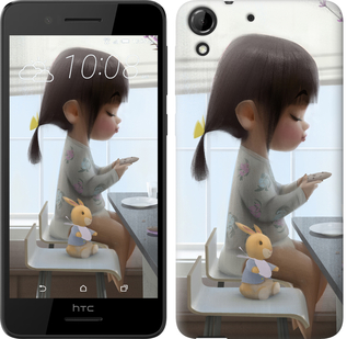 

Чохол Мила дівчинка з зайчиком на HTC Desire 728G 636497