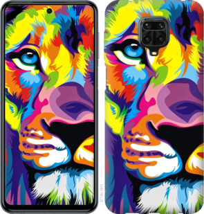 

Чехол Разноцветный лев для Xiaomi Redmi Note 9S 933107