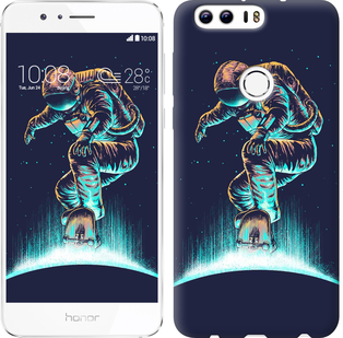 

Чехол Космонавт на скейтборде для Huawei Honor 8 591505