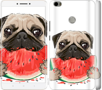 

Чехол Мопс и арбуз для Xiaomi Mi Max 843767
