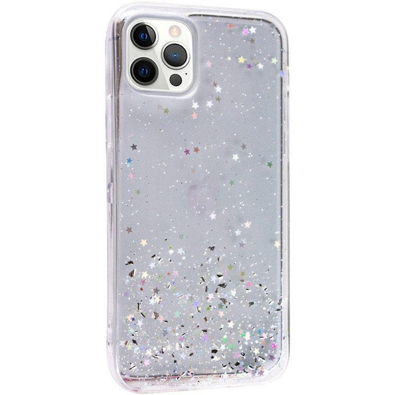 TPU чохол Star Glitter на Apple iPhone 14 Pro (6.1") (Прозорий)