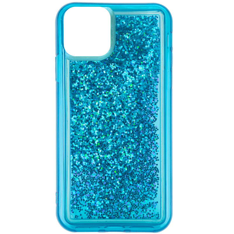 

TPU+PC чехол Sparkle (glitter) для Apple iPhone 11 (6.1") (Синий) 817231