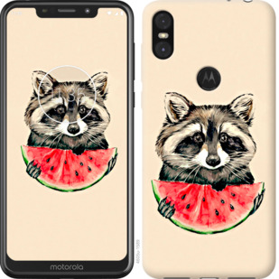 

Чохол Єнотик з кавуном на Motorola One 800037
