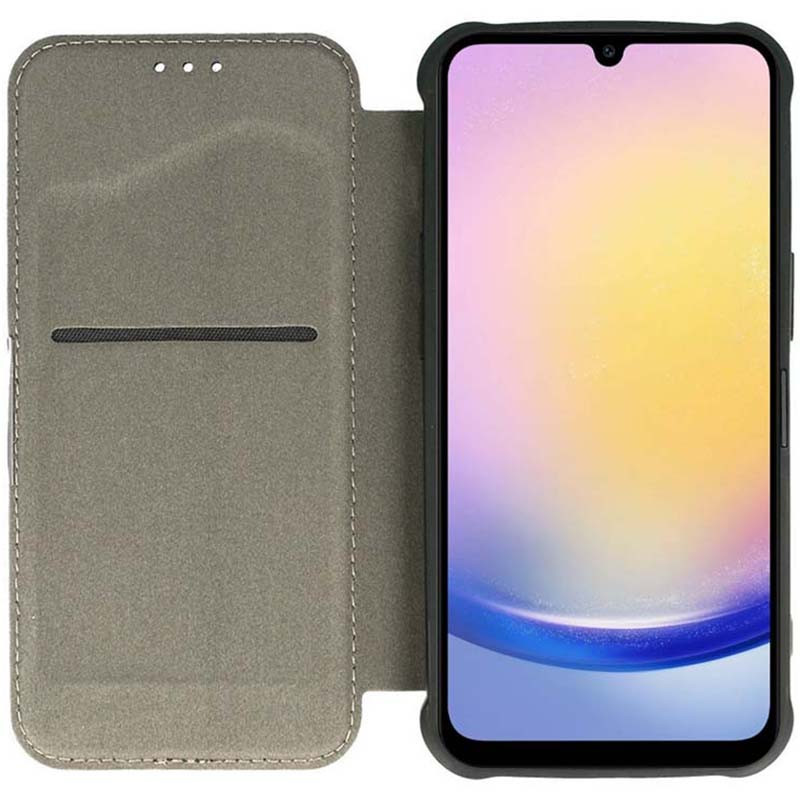 Фото Шкіряний чохол-книжка GETMAN Razor (PU) на Xiaomi Redmi 14C / Poco C75 (Black) в маназині vchehle.ua