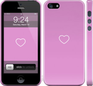 Чехол Сердце 2 для iPhone 5s