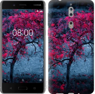 

Чехол Дерево с яркими листьями для Nokia 8 736639