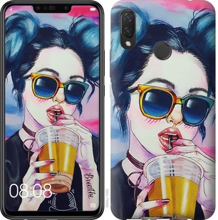 

Чохол Арт-дівчина в окулярах на Huawei Honor Play 667380