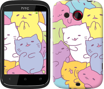 

Чехол Котики для HTC Desire C A320e 565479