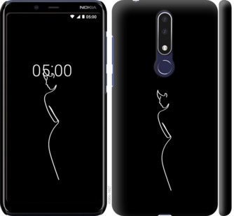 

Чехол Силуэт1 для Nokia 3.1 Plus 809873