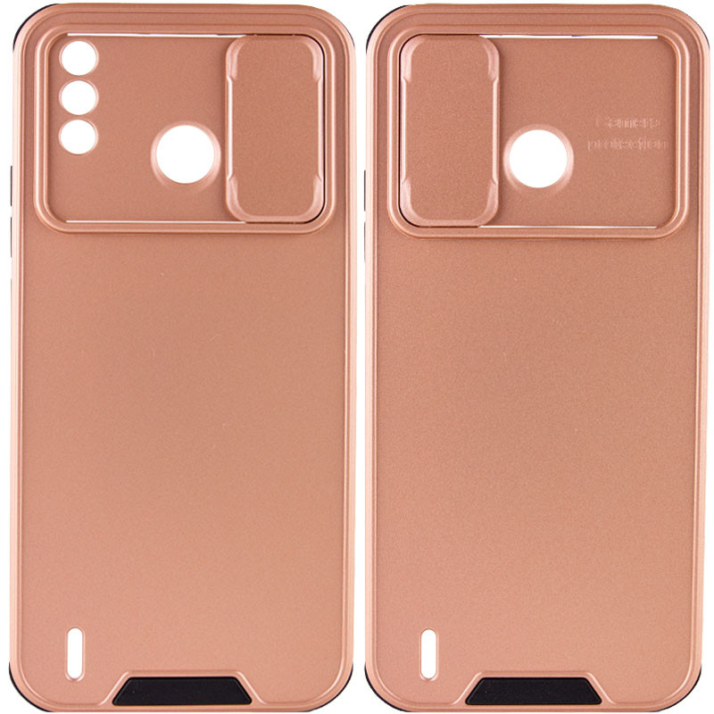 

TPU+PC чохол Lens series на TECNO Spark 6 Go (Rose Gold) 1213056