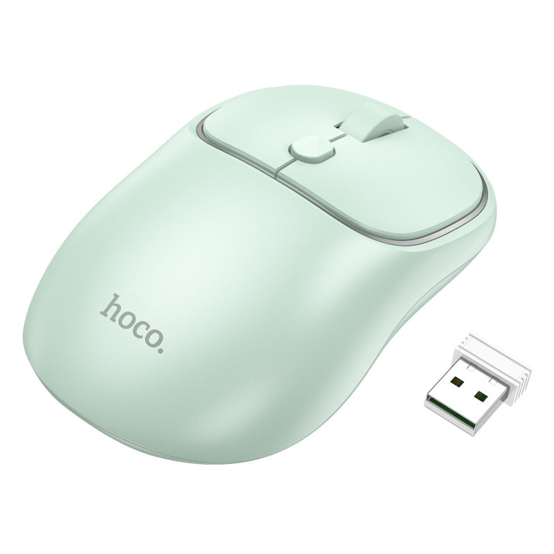 Миша Hoco GM25 Royal dual-mode (Light Green)