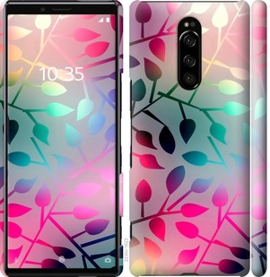 Чехол Листья для Sony Xperia XZ4
