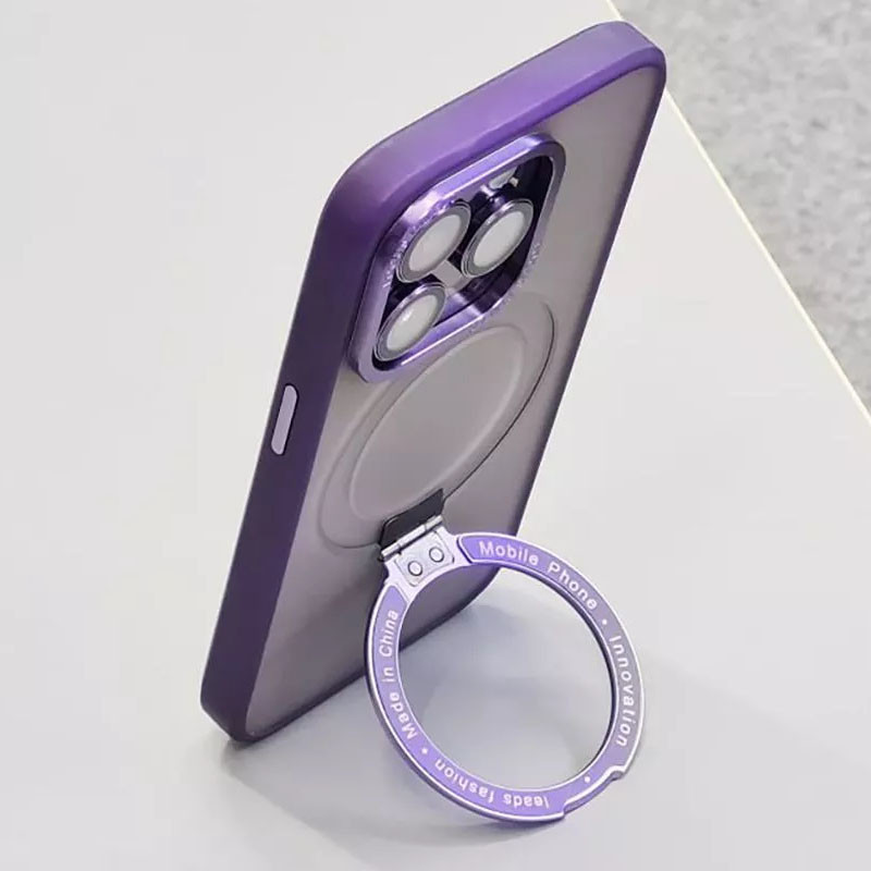 Фото TPU+PC чохол WAVE Attraction case with Magnetic Safe на Apple iPhone 14 (6.1") (Purple) на vchehle.ua