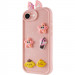 Чехол TPU Toys Case with Ears для Apple iPhone 16e (6.1") (Light Pink)