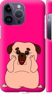 

Чехол Весёлый мопс для iPhone 14 Pro Max 1482589