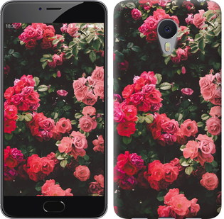 

Чохол Кущ з трояндами на Meizu M3 Note 639340